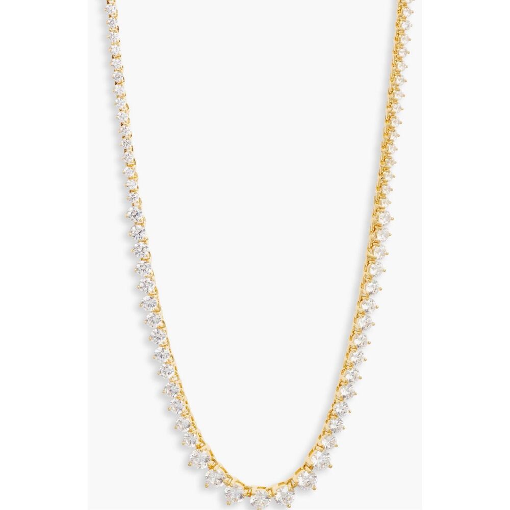 Nordstrom‘s dainty super sparkly cubic zirconia tennis necklace ￼ - Picture 2 of 2